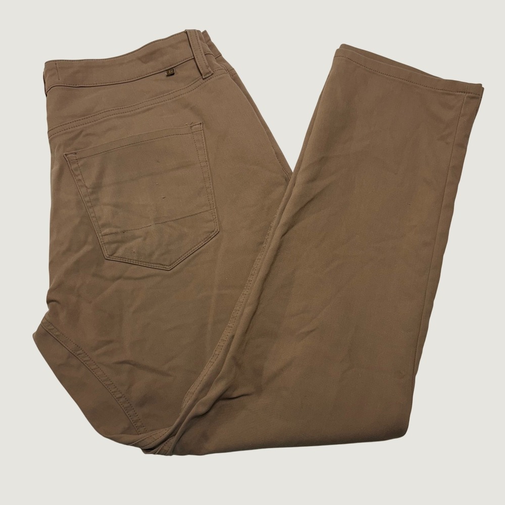DU/ER Relaxed Fit Performance Chino Mens 34x30 Brown MFHR1002 Stretch Gorpcore